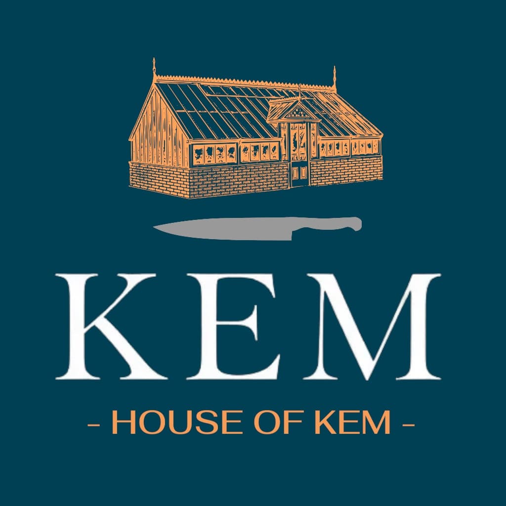 House of KEM logo — an etched greenhouse above the KEM wordmark